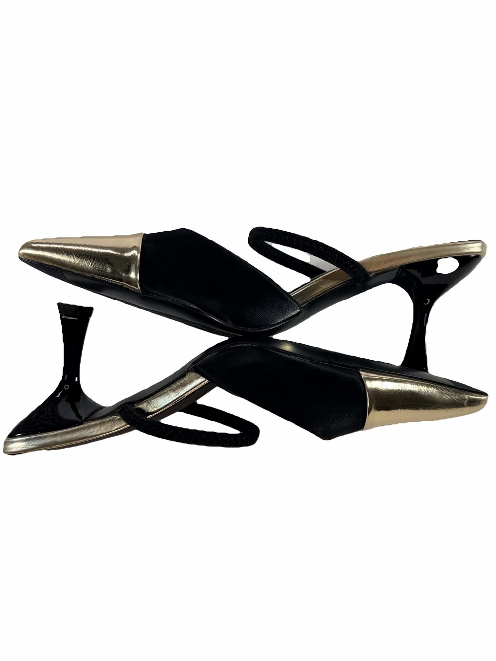 NWT NEWBELLA Pointed Toe Kitten Heel Mules Size 8 - Picture 10 of 15